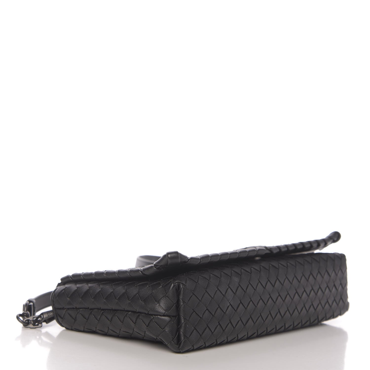 Bottega Veneta Nappa Intrecciato Dahlia Clutch Crossbody Black 4 of 9