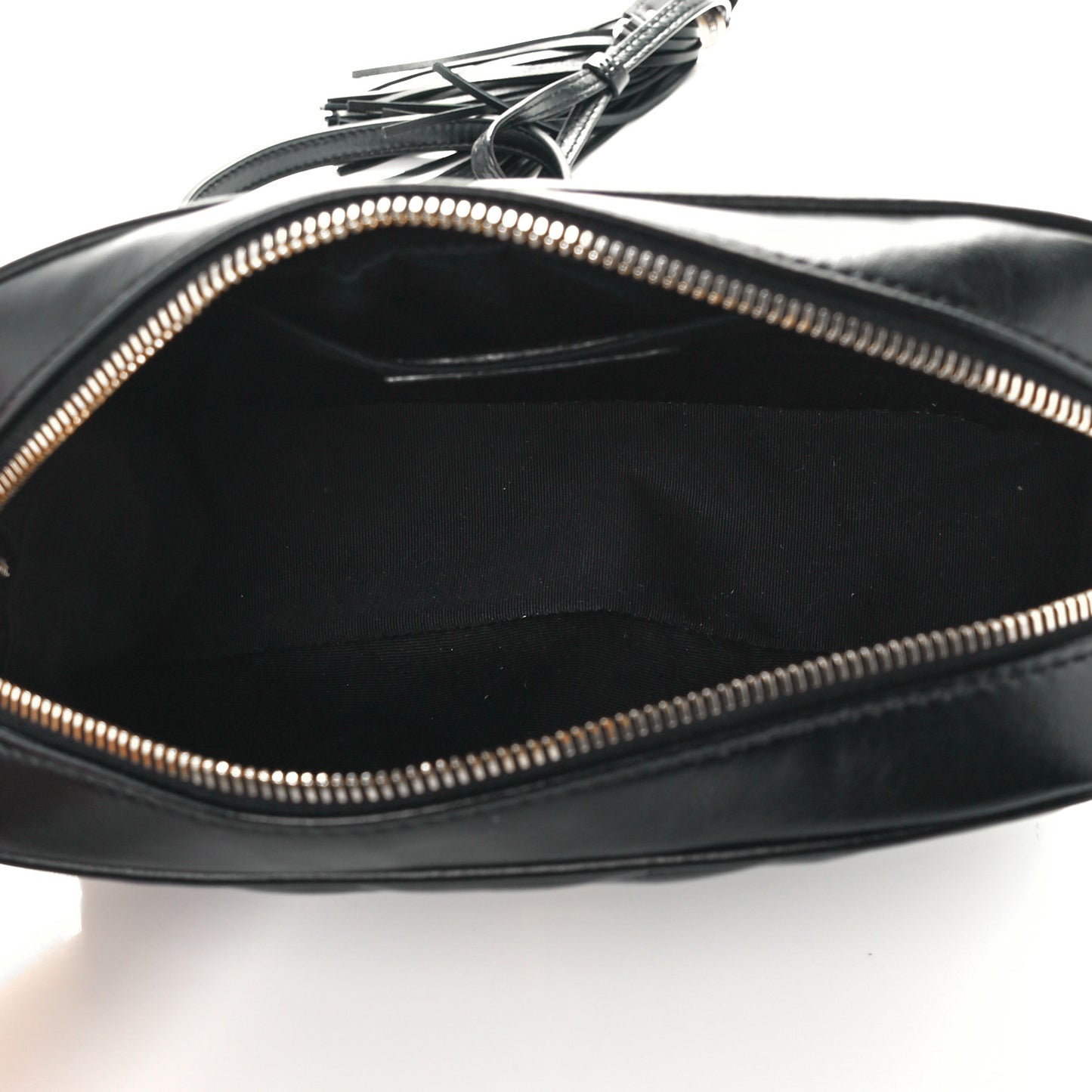 Calfskin Matelasse Monogram Lou Camera Bag Black