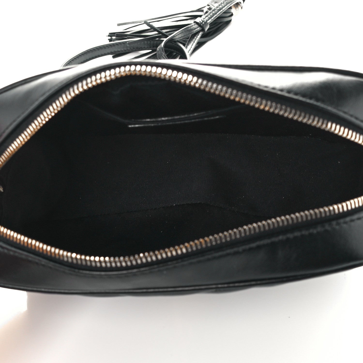 Saint Laurent Calfskin Matelasse Monogram Lou Camera Bag Black 5 of 10