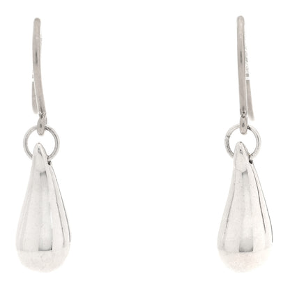 Tiffany Sterling Silver Elsa Peretti Teardrop Earrings 1 of 4