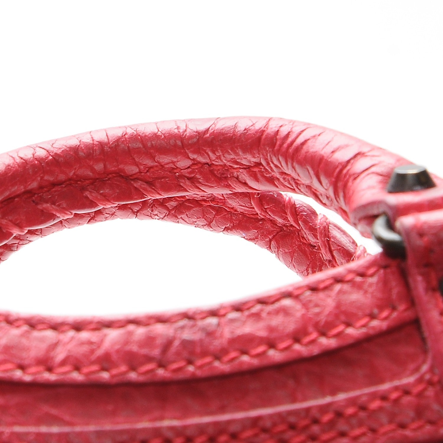 Balenciaga Agneau Mini First Bag Charm Rose Thulian 8 of 9