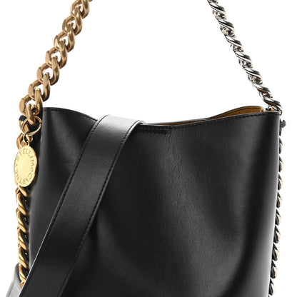 Stella McCartney Eco Alter Nappa Frayme Bucket Bag Black 6 of 11