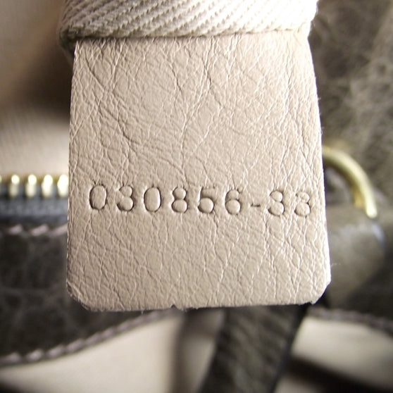 Leather Heloise Satchel Stone