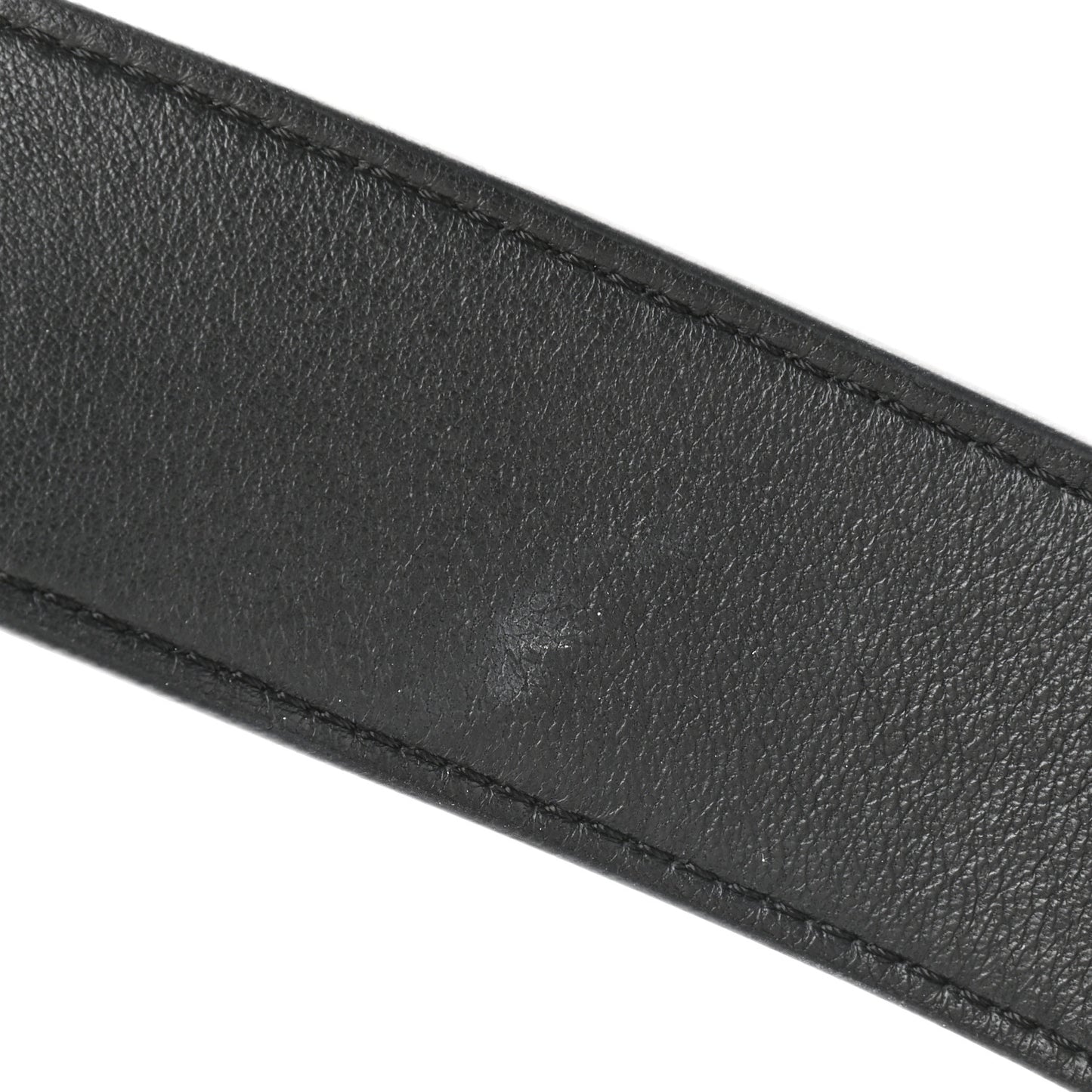 Nappa FF 1974 Embossed Large Baguette Black