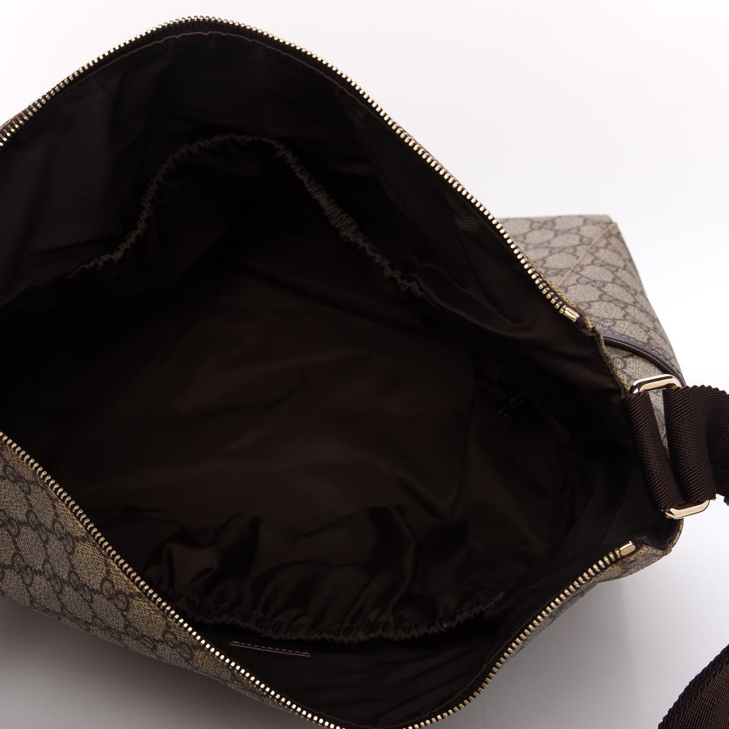 Gucci GG Plus Monogram Diaper Messenger Bag Dark Brown 5 of 12