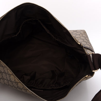 Gucci GG Plus Monogram Diaper Messenger Bag Dark Brown 5 of 12