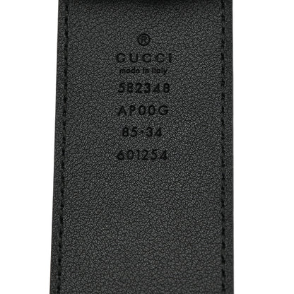 Gucci Moon Calfskin Scales Double G 40mm Belt 85 34 Black 5 of 5