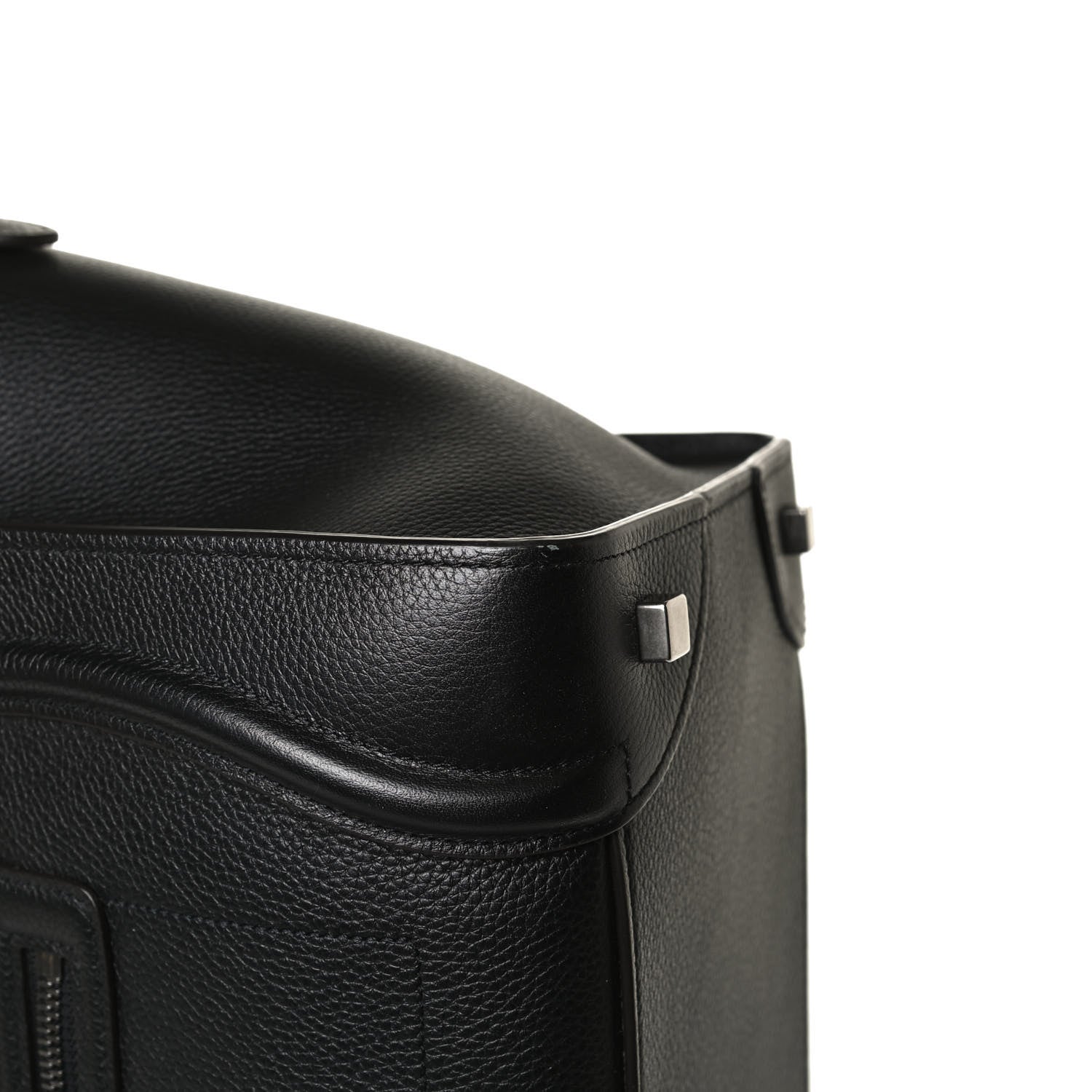 Celine Drummed Calfskin Mini Luggage Black 13 of 17
