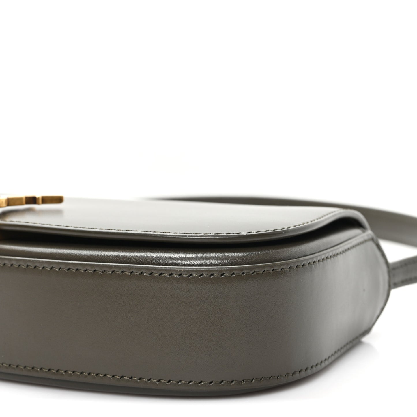 Box Calfskin Mini Voltaire Shoulder Bag Deep Musk