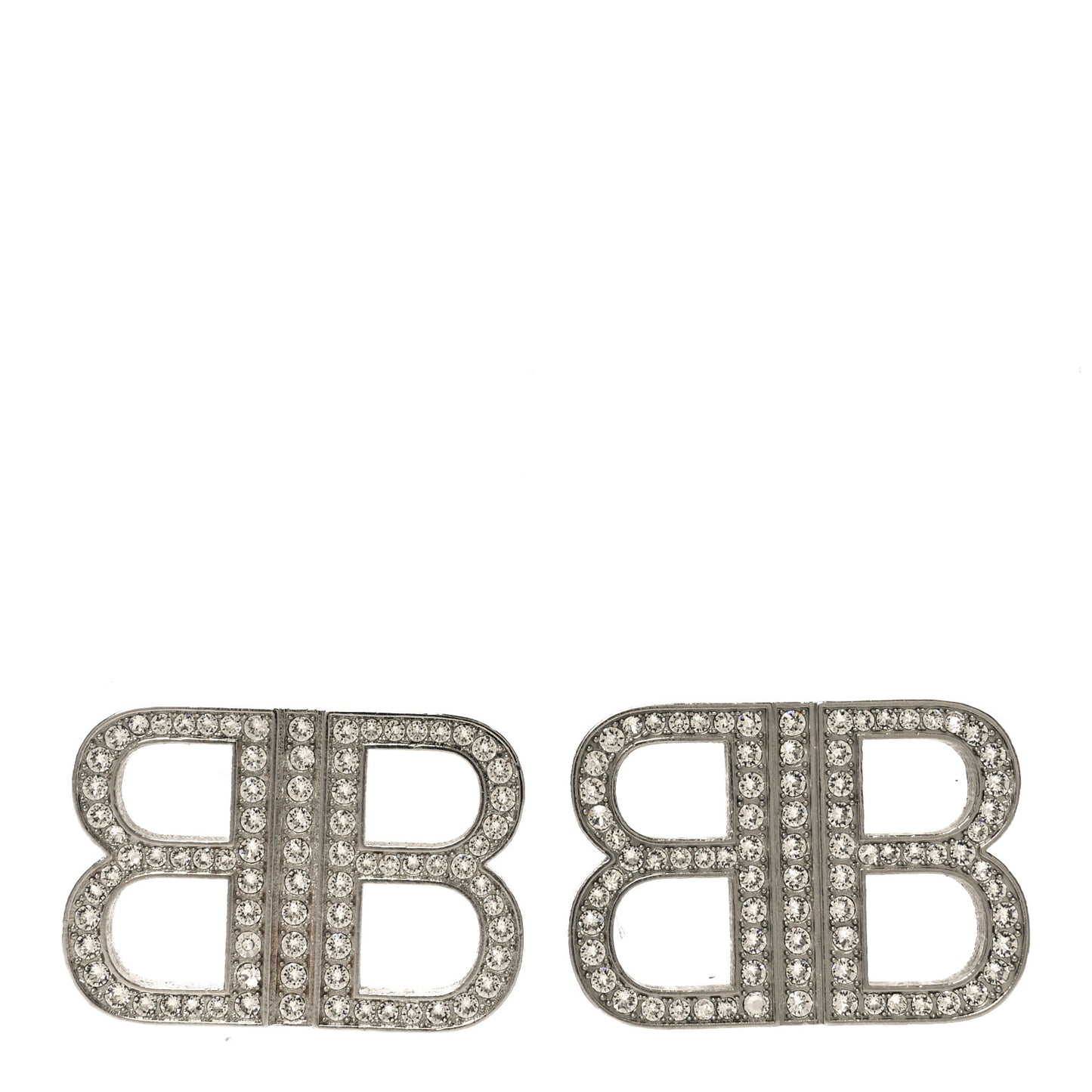 Crystal BB 2.0 Drop Earrings Silver