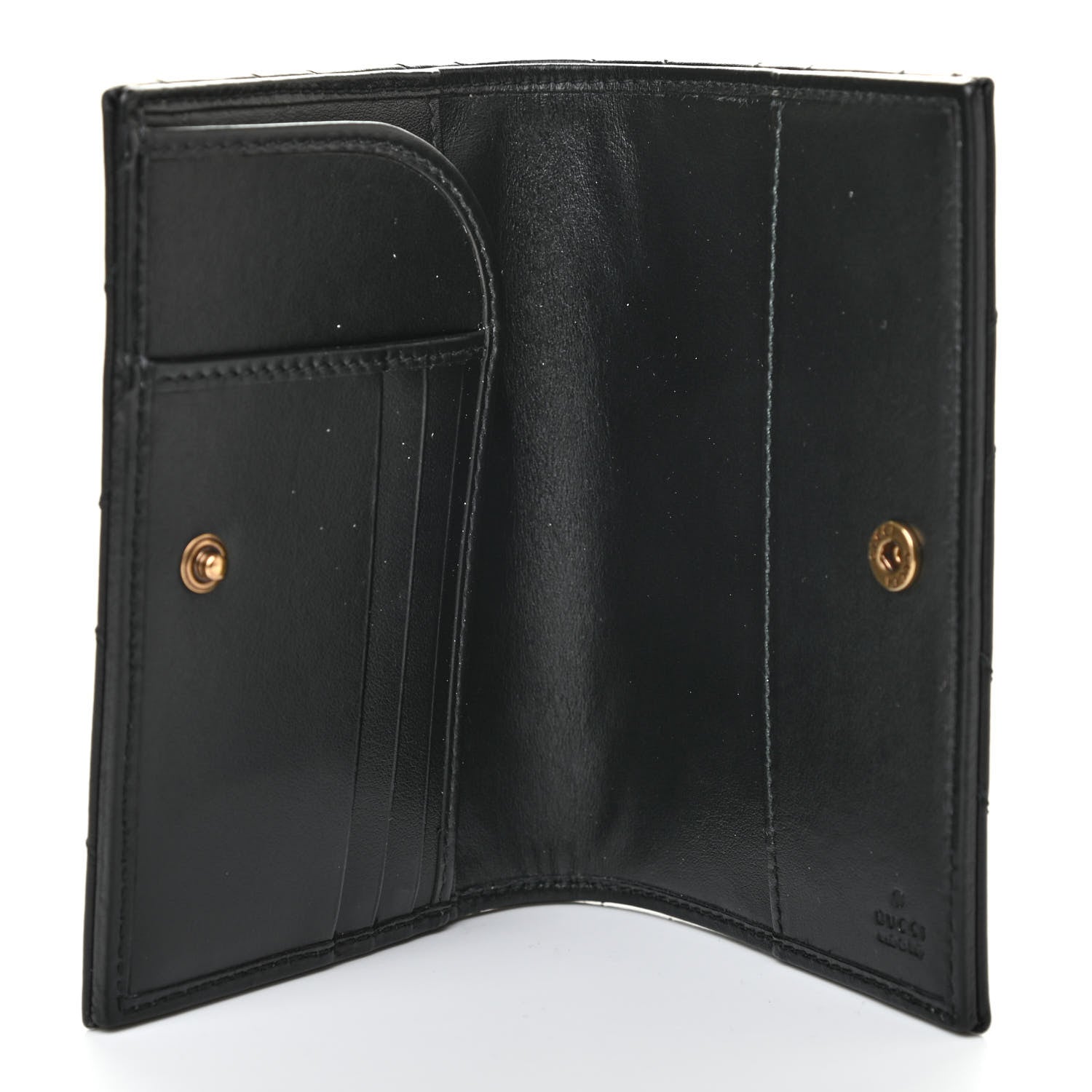 Gucci Calfskin Matelasse GG Marmont Passport Case Black 5 of 7
