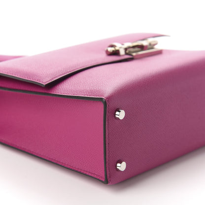 Hermes Epsom Verrou 21 Rose Pourpre 6 of 11