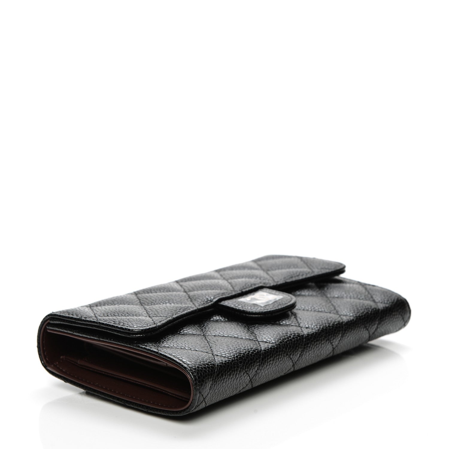 Chanel Caviar Quilted Large Flap Wallet Black 4 of 9