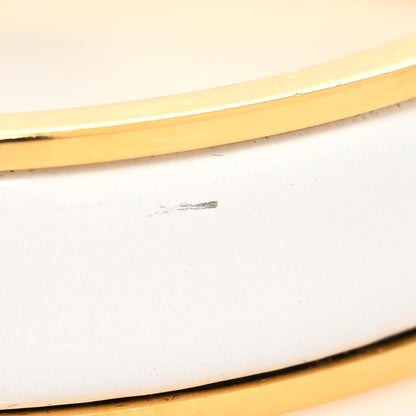Hermes Enamel Narrow Clic Clac H Bracelet PM White 6 of 6