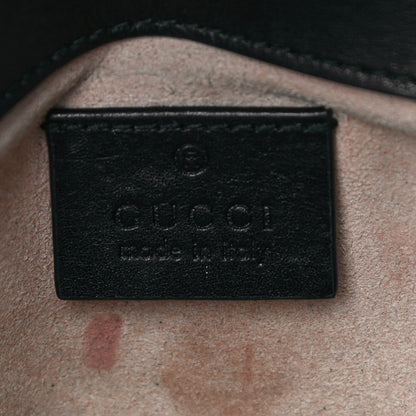 Gucci Calfskin Matelasse Super Mini GG Marmont Shoulder Bag Black 6 of 19