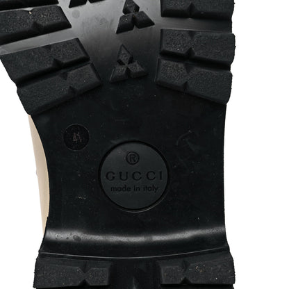 Gucci X THE NORTH FACE Calfskin Womens Hiking Ankle Boots 41 Special Ivory 6 of 7