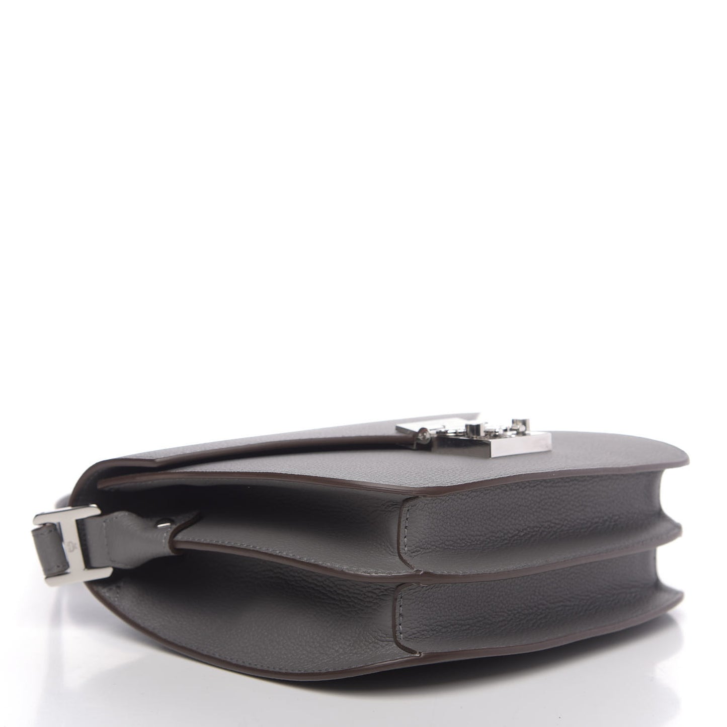 Park Avenue Calfskin Small Patricia Crossbody Bag Charcoal