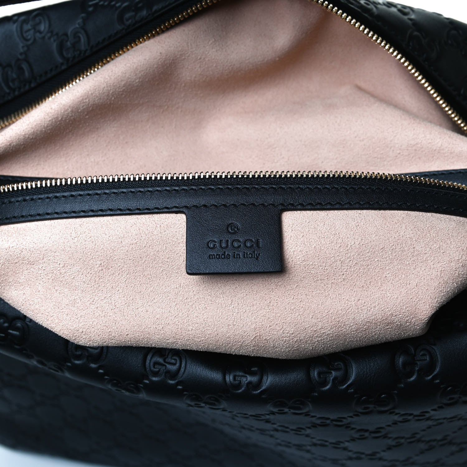 Gucci Guccissima Signature Large Linea A Hobo Black 10 of 13
