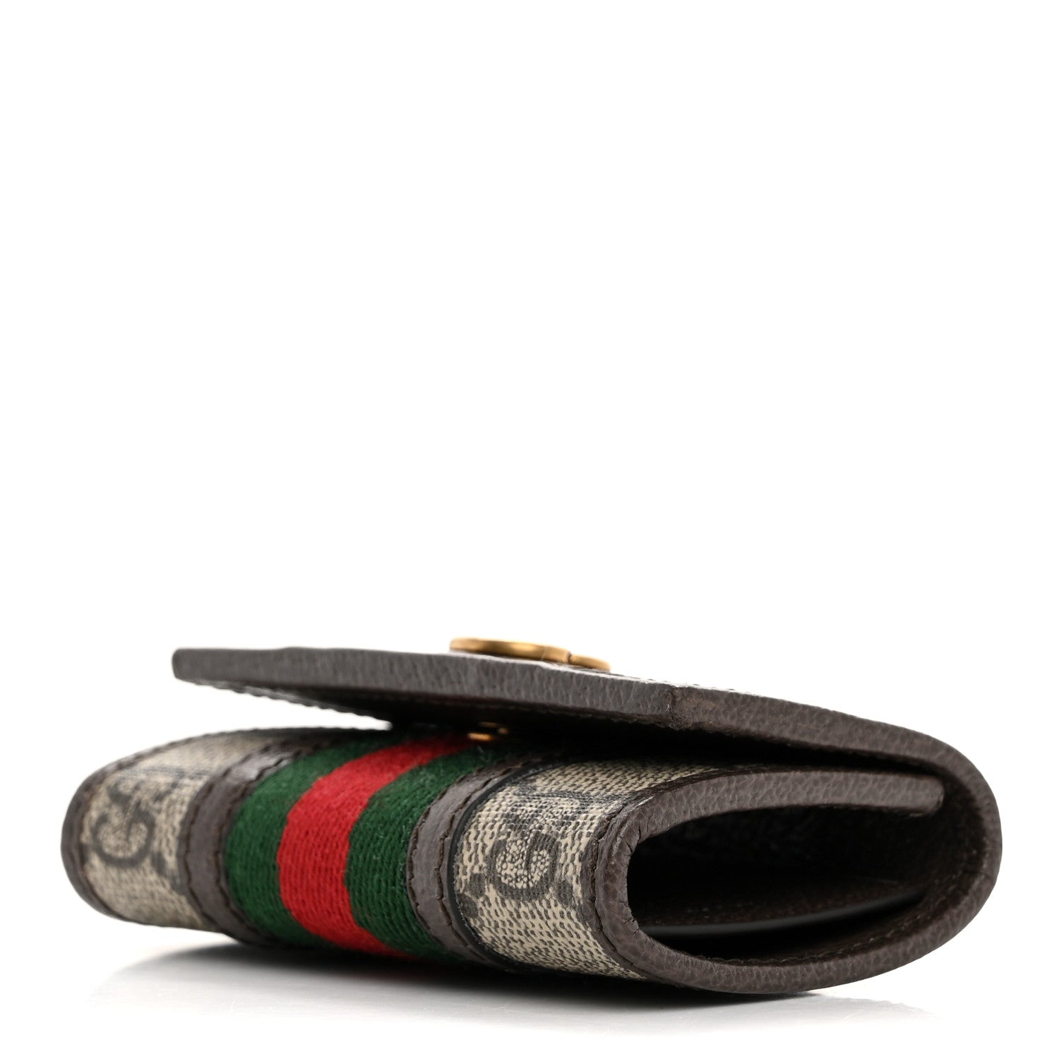 Gucci GG Supreme Monogram Web Ophidia 6 Key Holder Case Beige New Acero 4 of 10