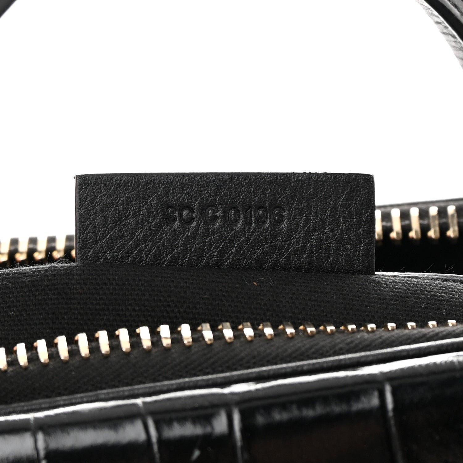 Givenchy Calfskin Crocodile Embossed Medium Antigona Black 7 of 16