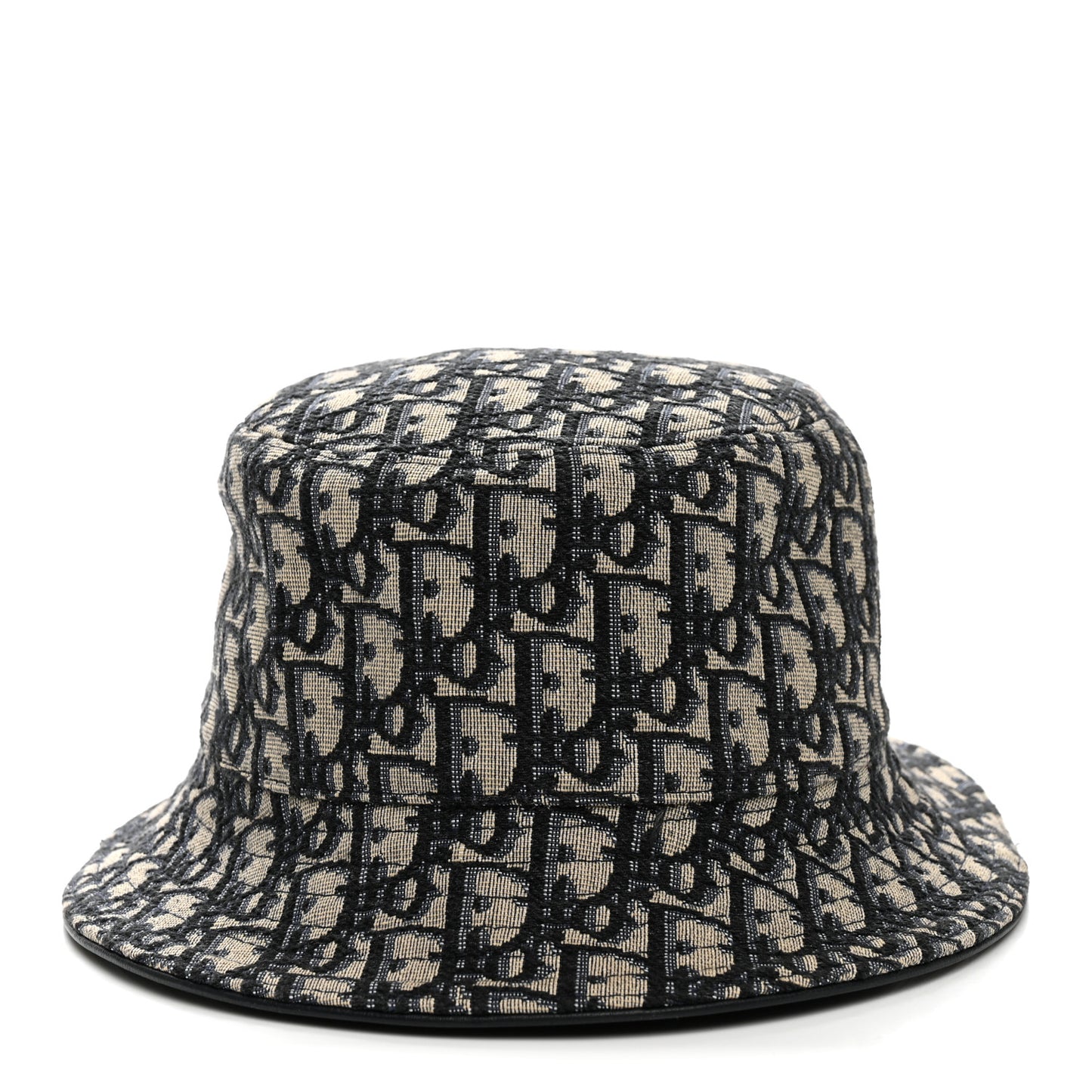 Oblique Jacquard Bucket Hat M Blue