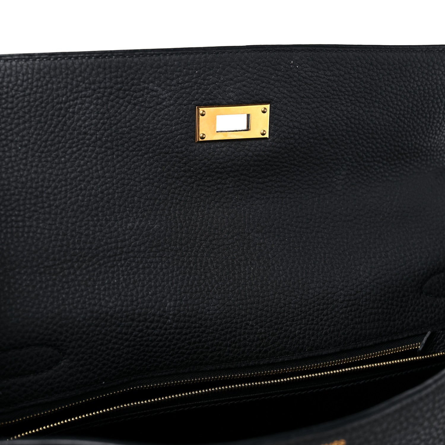 Hermes Taurillon Clemence Kelly Retourne 32 Black 12 of 14