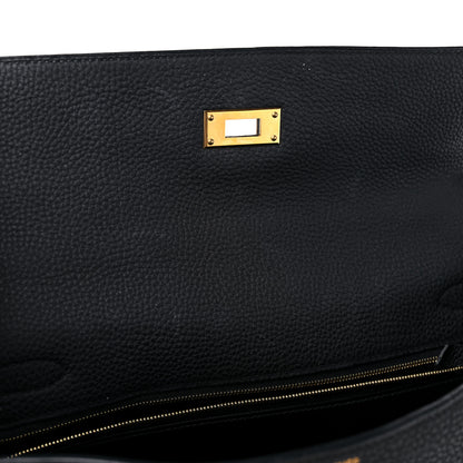 Hermes Taurillon Clemence Kelly Retourne 32 Black 12 of 14