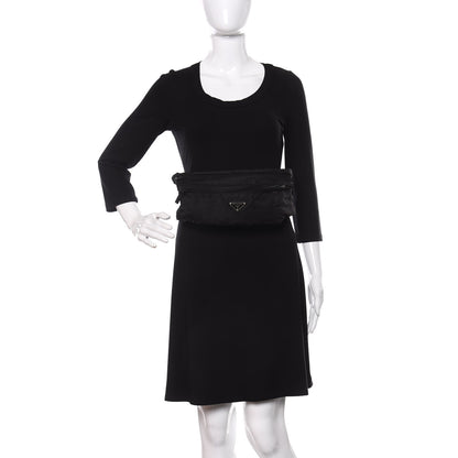 Prada Tessuto Nylon Montagna Belt Bag Black 2 of 10