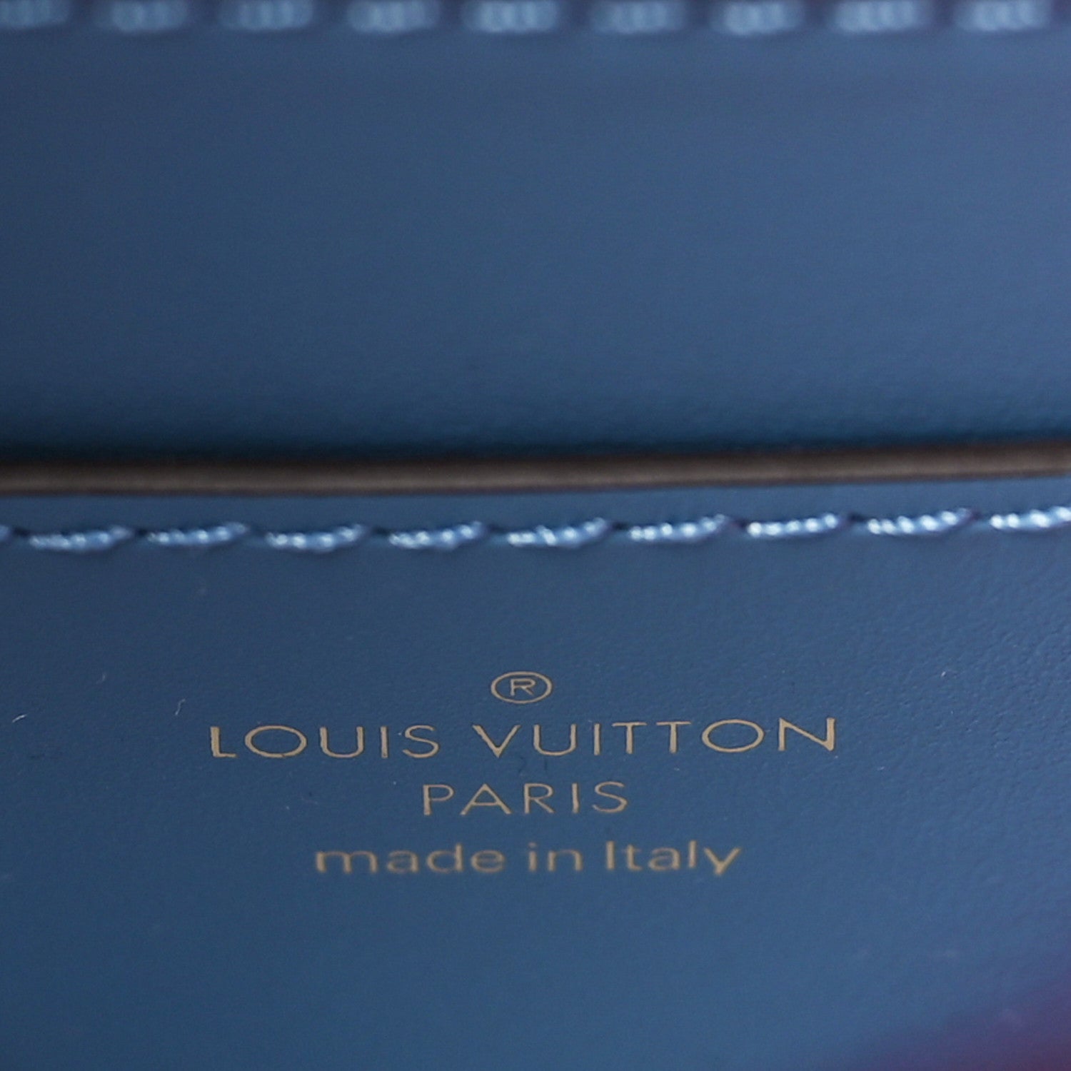 Louis Vuitton Smooth Calfskin LV Pont 9 Bleu Orage 6 of 8