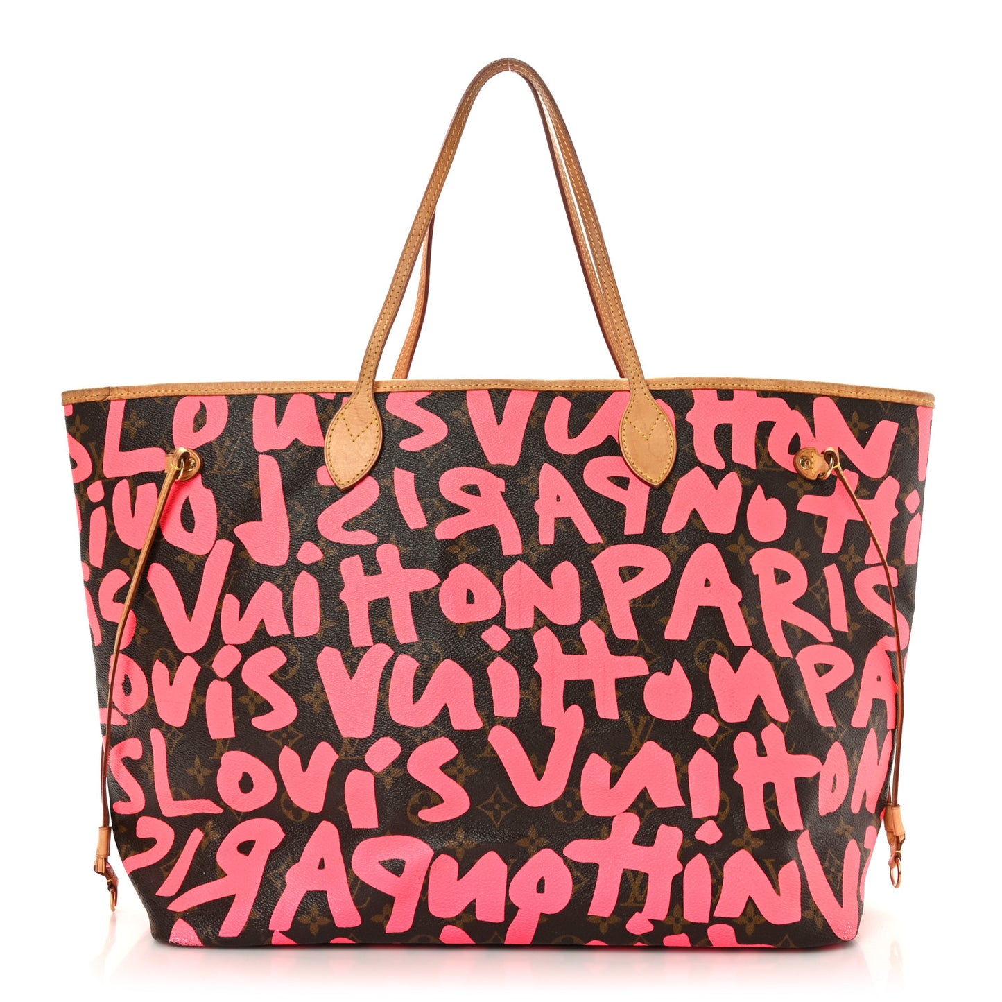 Monogram Graffiti Neverfull GM Fuchsia