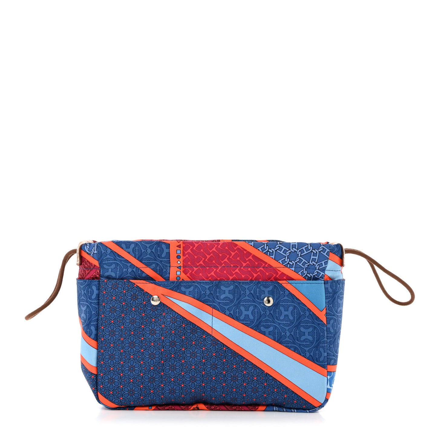 Silk Carre en Cravates Fourbi 20 PM Pouch Bleu Saphir