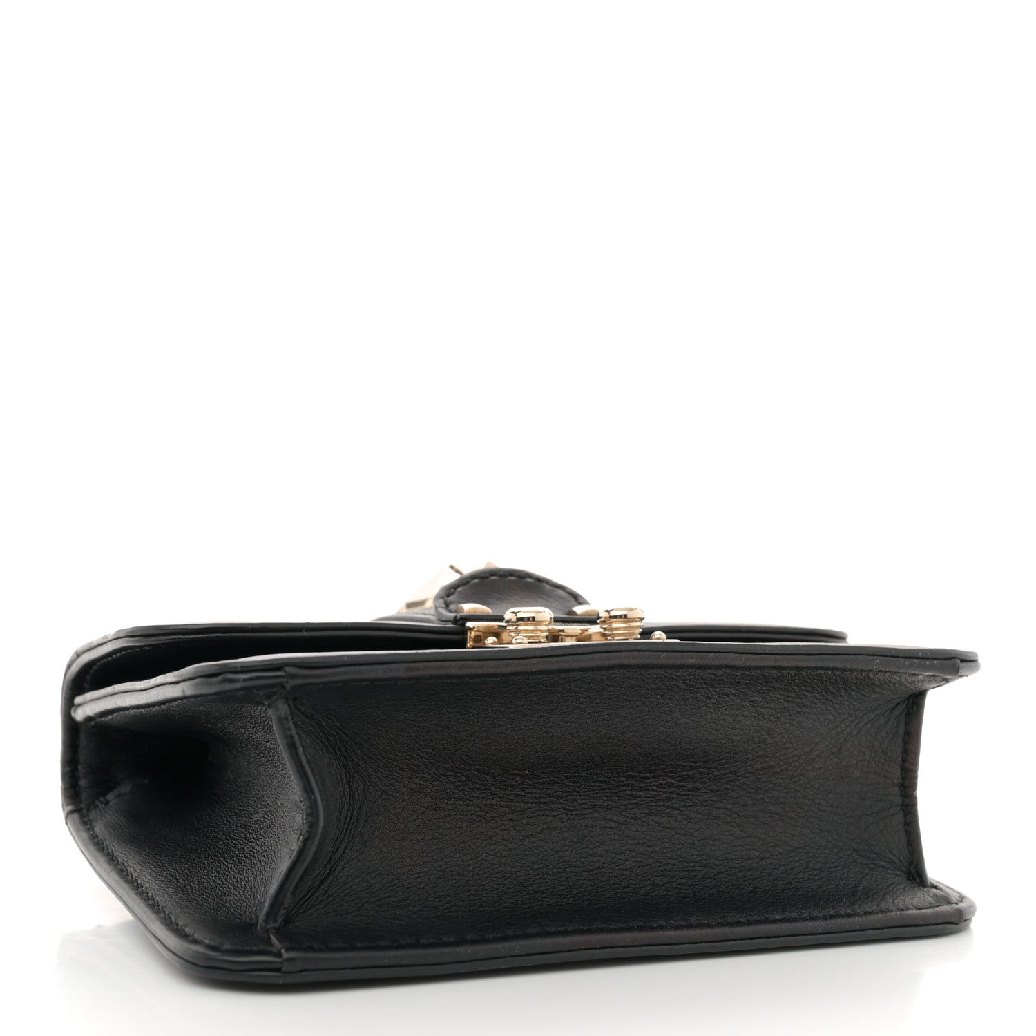 Valentino Garavani Vitello Mini Glam Lock Rockstud Flap Black 4 of 12