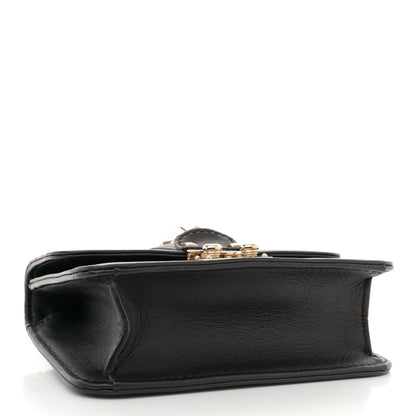 Valentino Garavani Vitello Mini Glam Lock Rockstud Flap Black 4 of 12