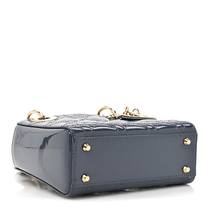 Christian Dior Patent Cannage Mini Lady Dior Pastel Night 4 of 11