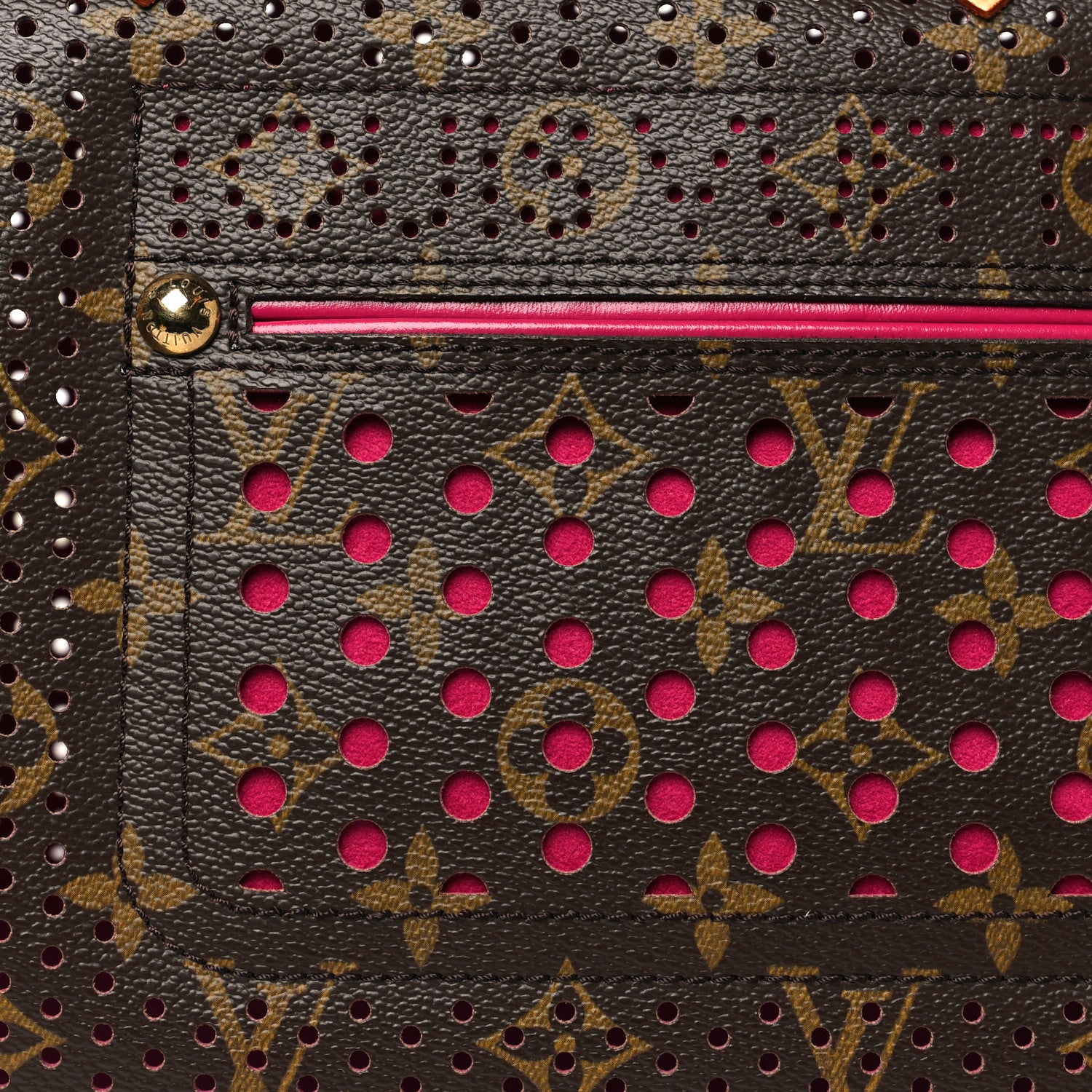 Louis Vuitton Monogram Perforated Speedy 30 Fuchsia 7 of 9