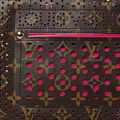 Louis Vuitton Monogram Perforated Speedy 30 Fuchsia 7 of 9