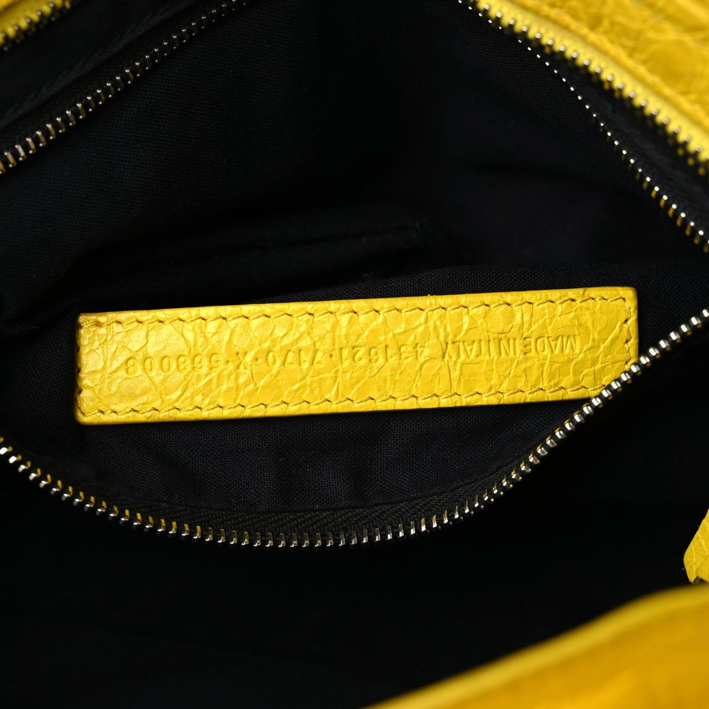 Agneau Classic Silver Hardware City S Jaune Soleil