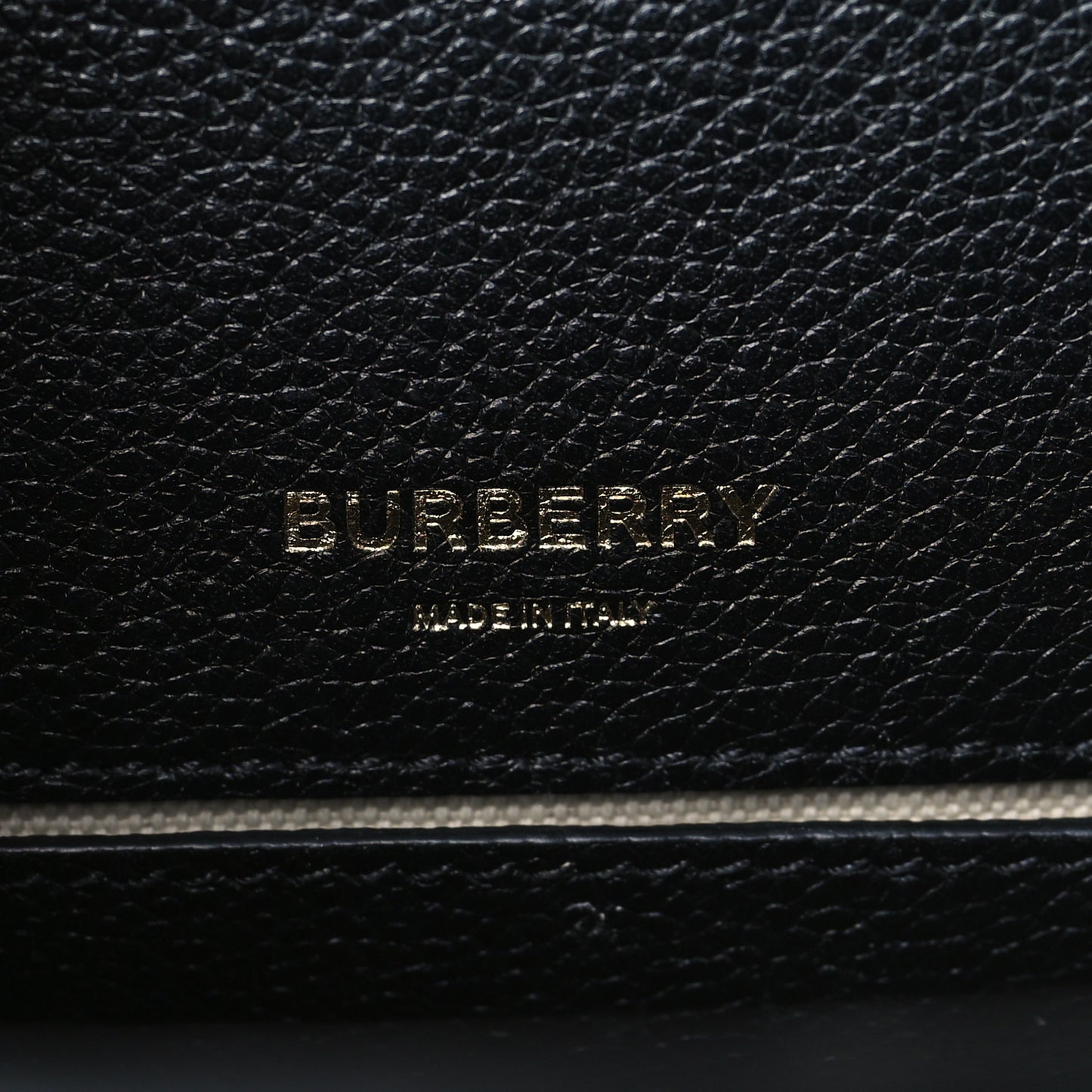 Grainy Calfskin Mini Two Handle Title Bag Black
