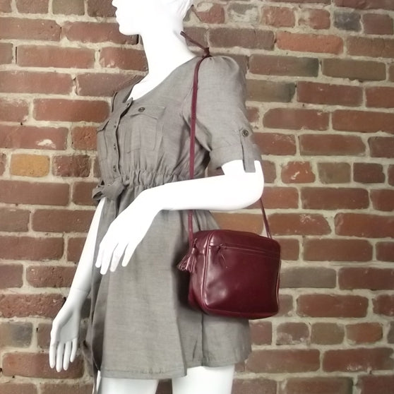 Vintage Shoulder Bag Red