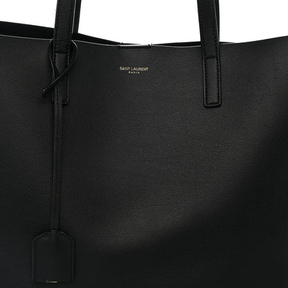 Saint Laurent Calfskin Large Shopping Tote Black 8 of 13