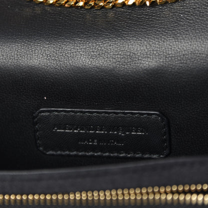 Alexander McQueen Satin Mini Insignia Flap Black 6 of 6