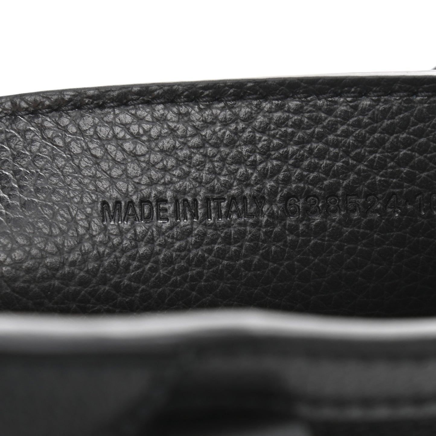 Grained Calfskin Neo Classic Black Hardware Mini City Black