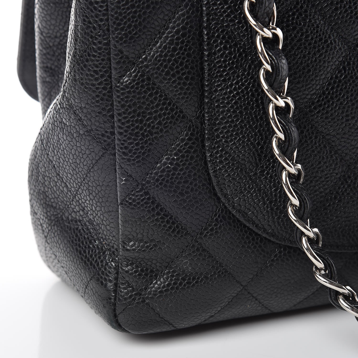 Chanel Caviar Quilted Jumbo Single Flap Black 23 of 23