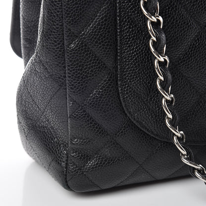 Chanel Caviar Quilted Jumbo Single Flap Black 23 of 23