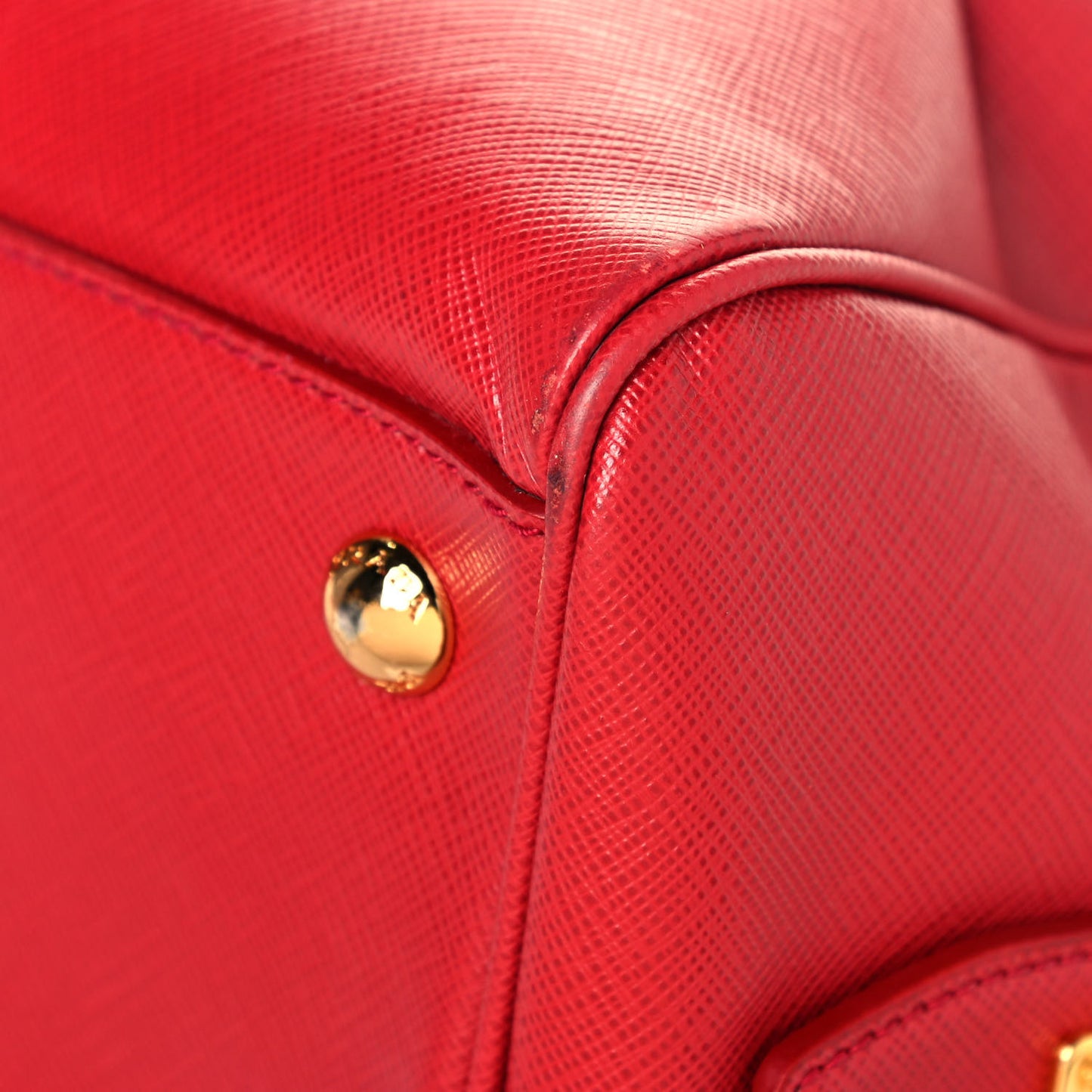 Saffiano Lux Bowler Fuoco