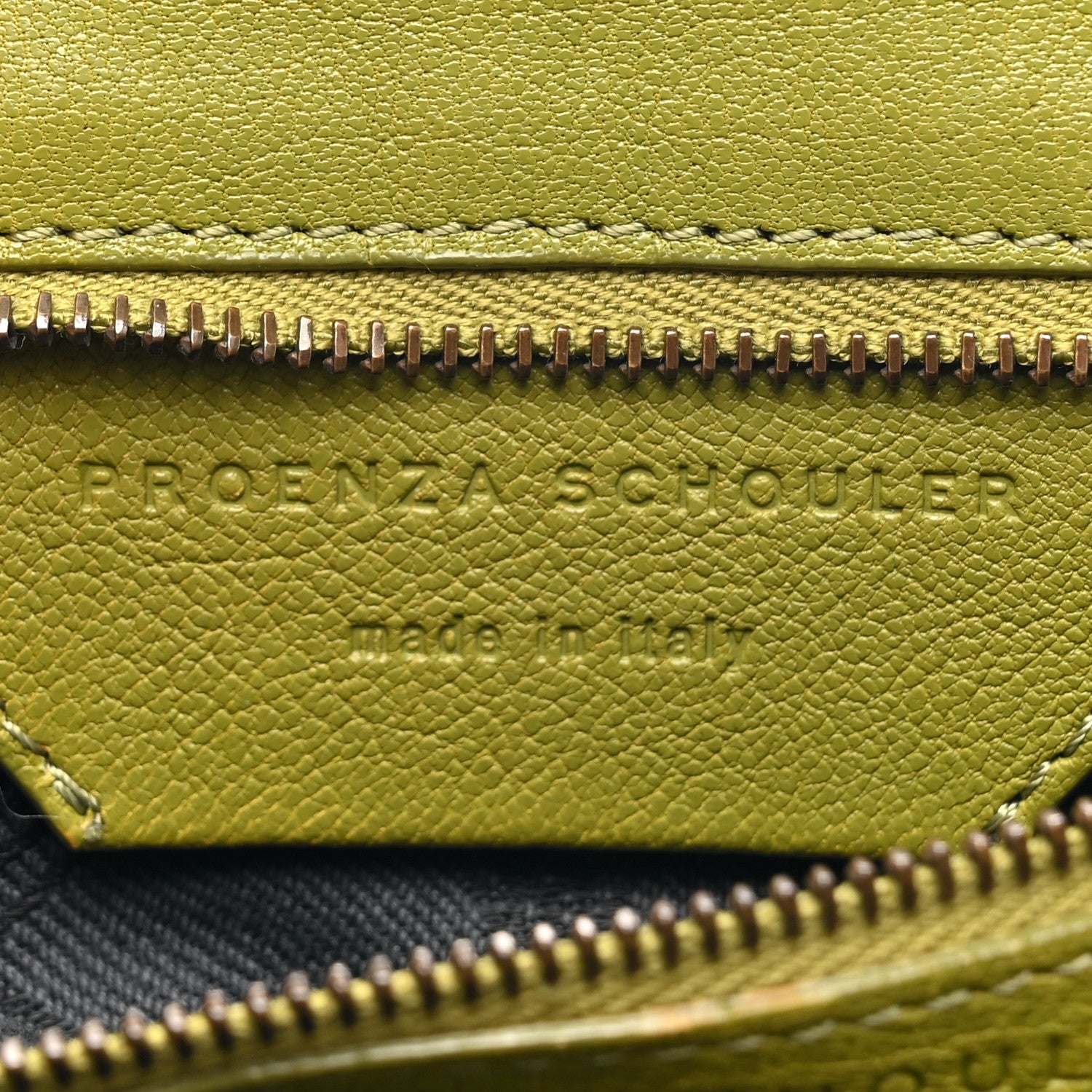 Proenza Schouler Lambskin Medium PS1 Satchel Olive 6 of 15