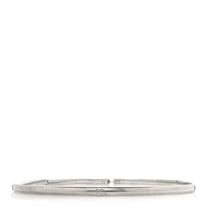 Chanel Metal CC Snake Belt Silver 1 of 5