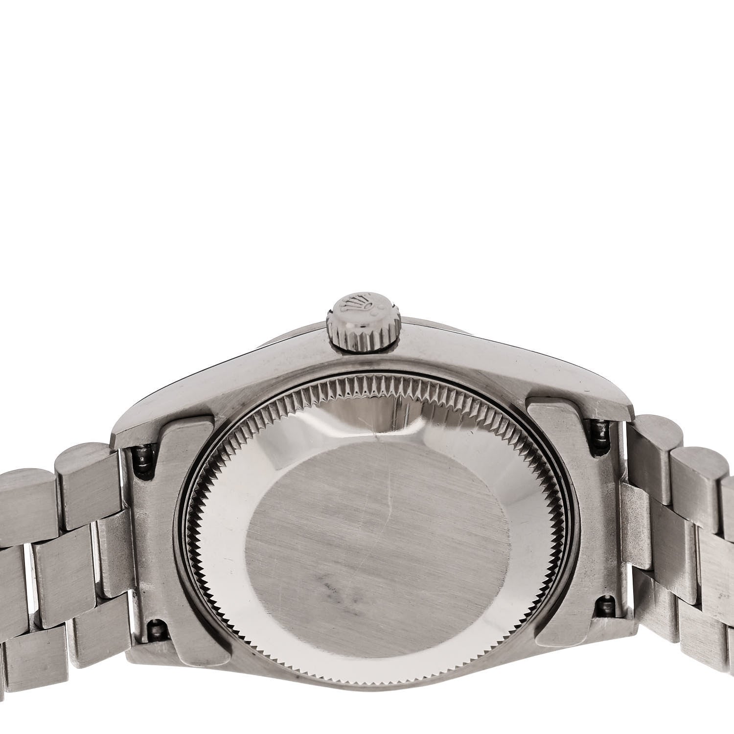 Rolex 18K White Gold Diamond 31mm Datejust President Watch Silver 68279 4 of 4