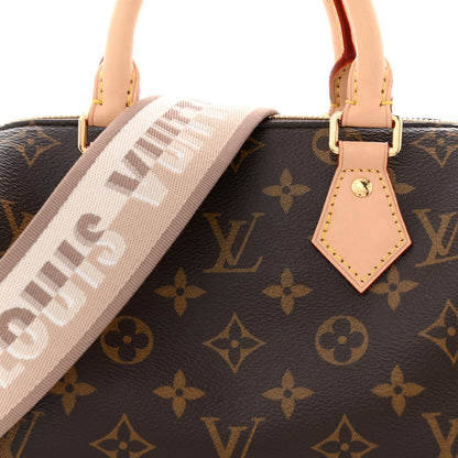 Louis Vuitton Monogram Speedy Bandouliere 20 Beige 7 of 10