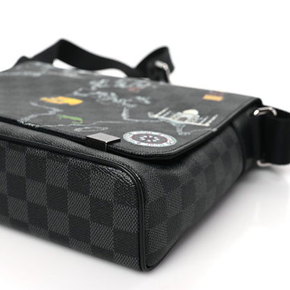 Louis Vuitton Damier Graphite World Map District PM 8 of 9